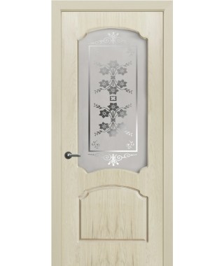 Дверь с ПВХ покрытием Натали ДО (Ясень) Дверь с ПВХ покрытием Натали ДО (Ясень)