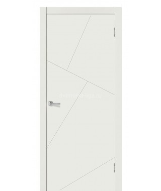 Дверь с ПВХ покрытием Прима (Софт белый) Дверь с ПВХ покрытием Прима (Софт белый)